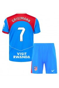 Atletico Madrid Antoine Griezmann #7 Jalkapallovaatteet Lasten Kolmas peliasu 2025-26 Lyhythihainen (+ Lyhyet housut)
